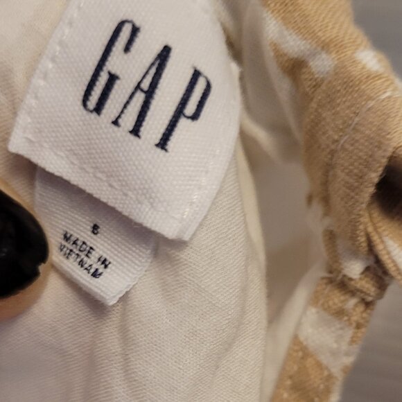 GAP Tie-Back Halter Dress Linen - Fully Lined Size 6 NWOT! - Picture 6 of 7